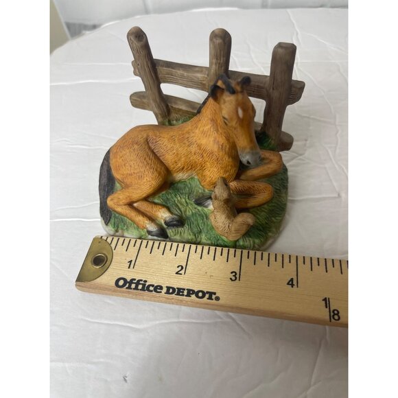 Homco Home Interiors Horse and Squirrel Porcelain Figurine - Picture 7 of 9